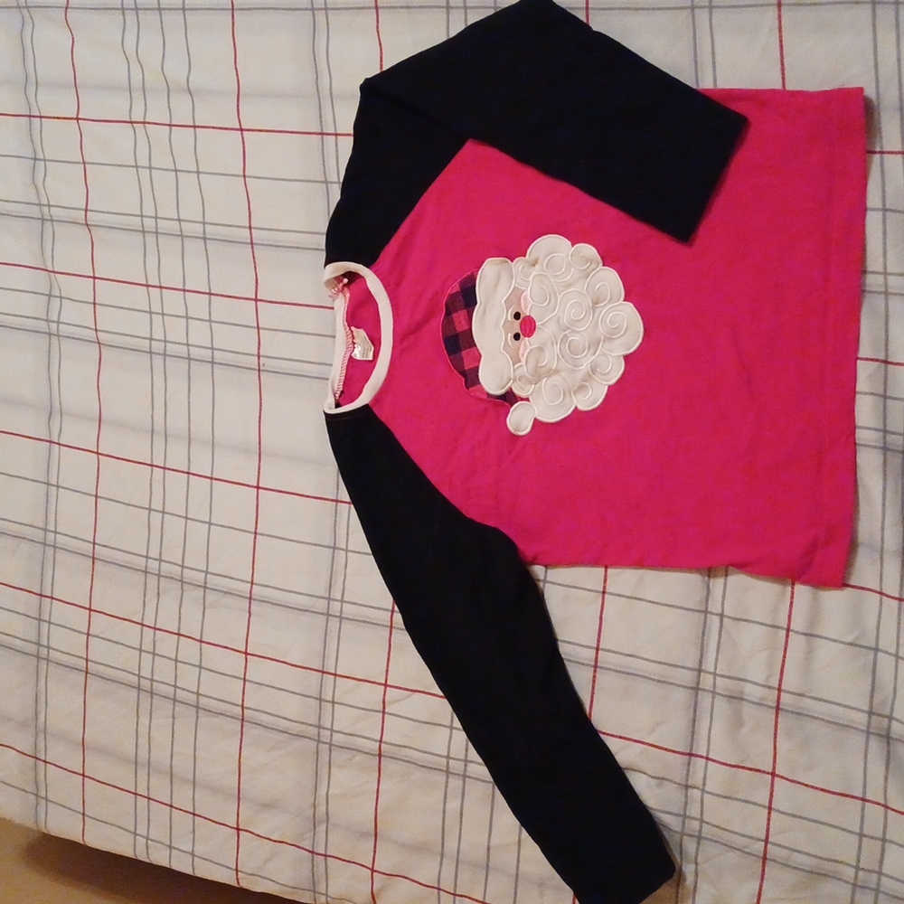 Boys Santa Boutique style long sleeve shirt